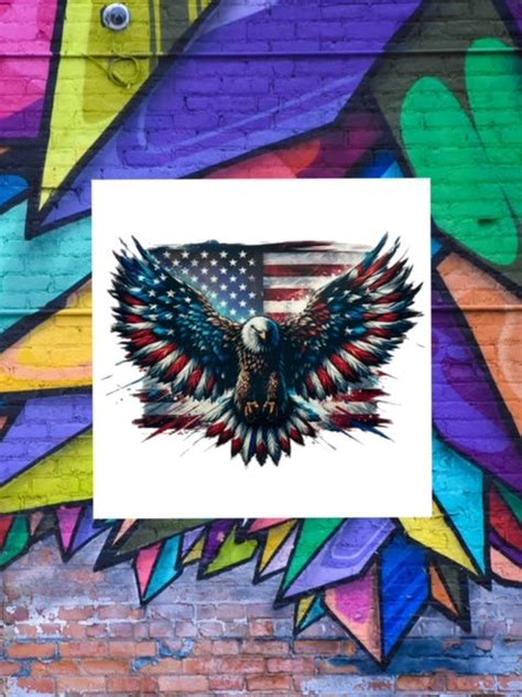 215. American Eagle Decal – Custom By Estee