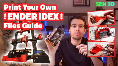 Print Your Own Ender 3 Dual Extruder Idex Kit Files Pack Guide Youtube