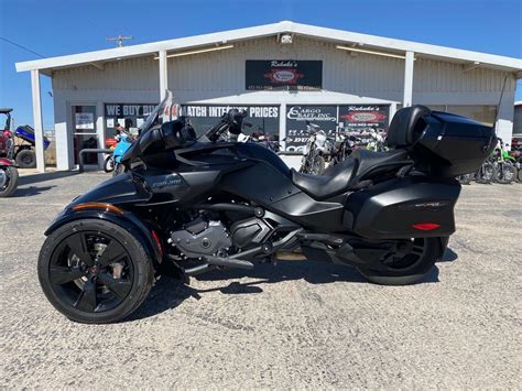 2022 Can Am Spyder F3 Limited Monolith Black Satin Dark Edition