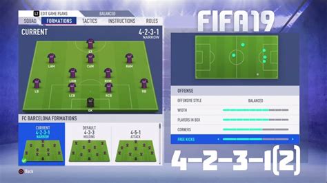 Fifa 19 Best Formation 4 2 3 1 2 Tutorial Best Custom Tactics