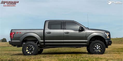 Ford F-150 Fuel Assault D576 Wheels Gloss Black & Milled