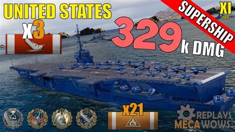 Supership United States Kills K Damage World Of Warships