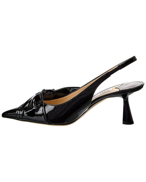 Jimmy Choo Elinor 65 Patent Slingback Pump N Shop Premium Outlets