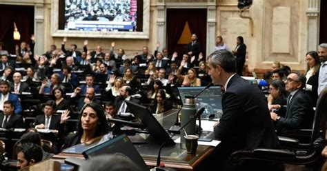 Diputados Le Dio Media Sanción A La Ley Bases En General Noticias De