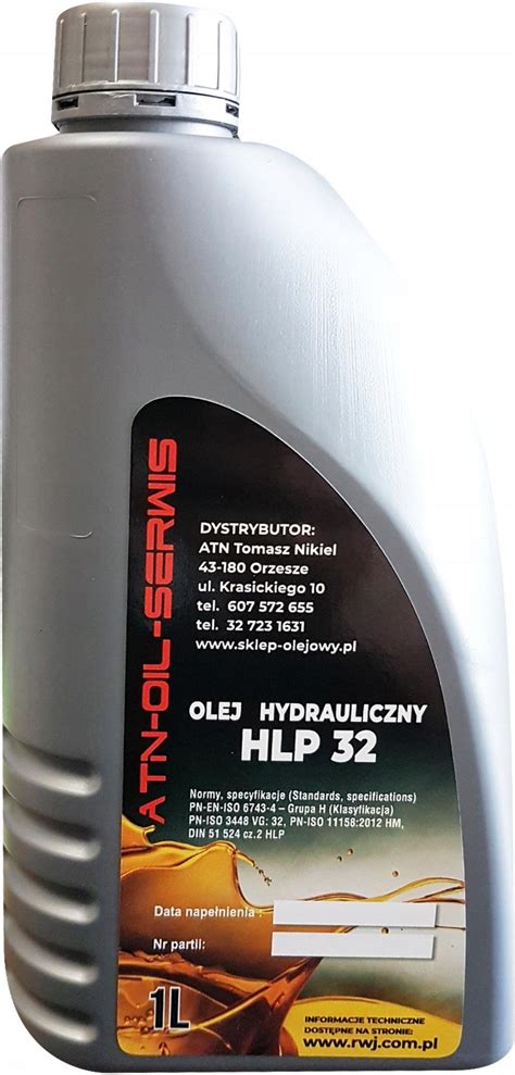 Jasol Olej Hydrauliczny Din 51 524 Cz 2 Hlp Vg 32 1L Opinie I Ceny