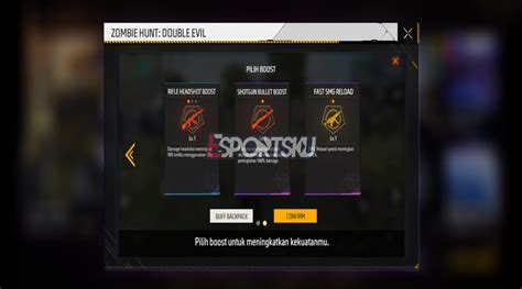 Tips Bermain Mode Zombie Hunt Double Evil Free Fire Ff Esportsku