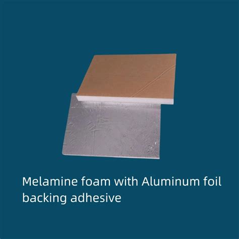 Melamine Foam With Aluminum Foil And 3m Tape Backing Adhesive China