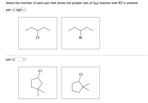 Solved Select The Member Of Each Pair That Shows The Greater Chegg