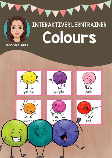 Interaktiver Lerntrainer Colours Unterrichtsmaterial Im Fach