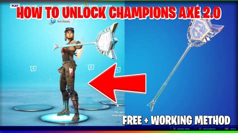 How To Get The FNCS Axe Of Champions Pickaxe Working Method YouTube