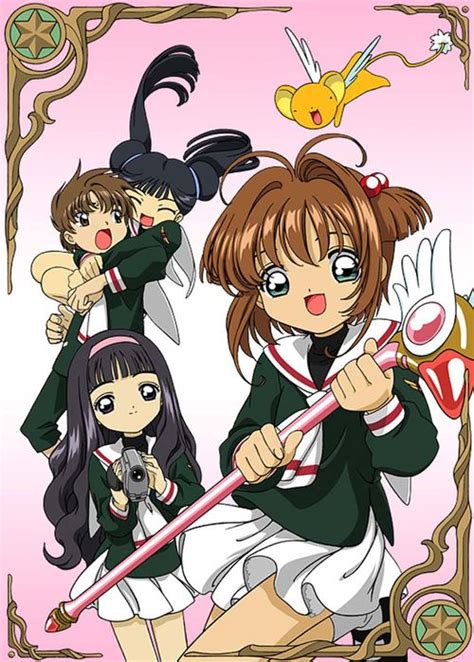 Sakura Tomoyo Kero Shaoran Y Meilin Cardcaptor Sakura Shaoran Y