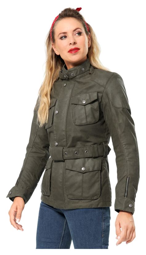 Detlev Louis Detlev Louis Dl Jw Veste De Moto En Coton Cir Pour Femme