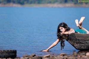 Super Hot Tanishq Tiwari Hot Yoga In Red Dress
