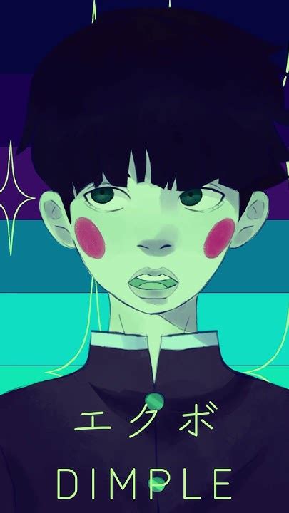 Dimple From Mp100 Dimple Shigeokageyama Shigeo Mob Mobpsycho100 Mp100 Art Youtube