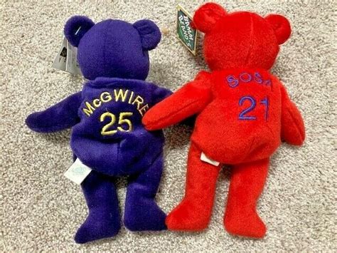 SAMMY SOSA And MARK McGWIRE Salvino S Bammers Beanie Baby Lot EBay