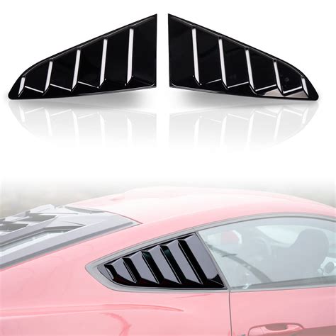 HAKA TOUGH Rear Window Louvers For Ford Mustang 2015 2022 ONLY 1 RIGHT