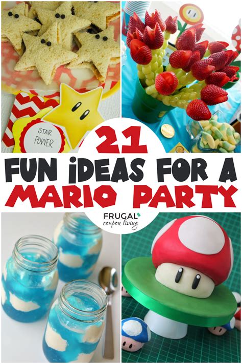 How to throw an adorable super mario party for kids on a budget – Artofit