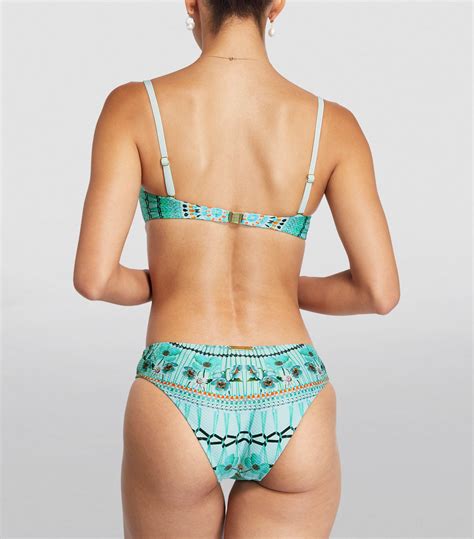 Womens Heidi Klein Blue X Temperley Hipster Bikini Bottoms Harrods Uk