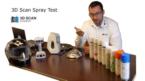 3d Scan Spray Comparison Test 3d Scanning Preparation Youtube