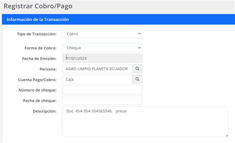 Cómo registrar cheques posfechados Portal de Clientes Siigo