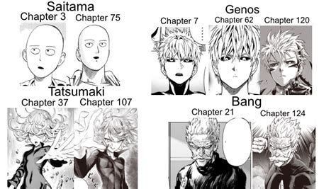 One Punch Man Manga Art Comparison