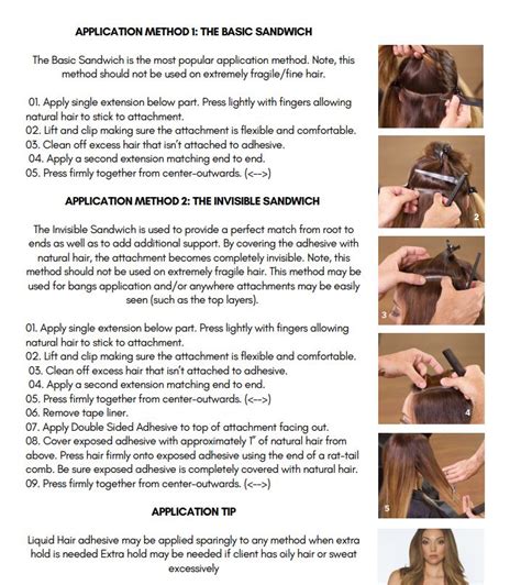 How To Install Tape Hair Extensions An Easy Step By Step Guide