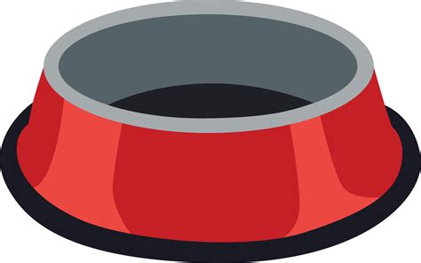 Dog bowl icon, dog food and water bowl isolated on white background ...