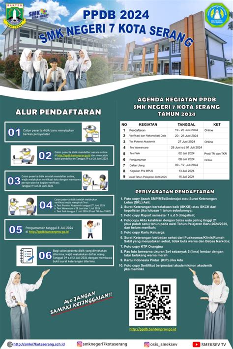 Alur Pendaftaran Ppdb Smkn 7 Kota Serang 2024