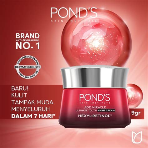 Jual Pond S Age Miracle Ultimate Youth Hexyl Retinol Niacinamide Night