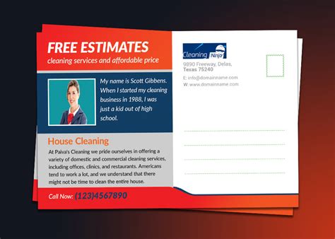 Directmail EDDM Postcard Template on Behance