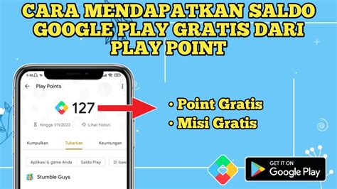 Cara Mendapatkan Saldo Google Play GR4TIS Dari Misi Play Poin Terbaru