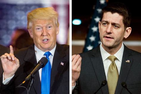 The Rocky Relationship Of Donald Trump And Paul Ryan A History The New York Times