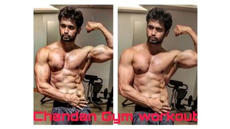 Kannada Young Actor And Serial Stars Chandan Kumar Jym Workout Video In