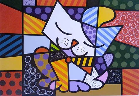 Pintura De Obra De Arte Romero Brito Artofit