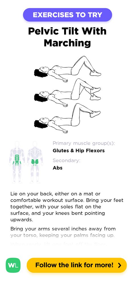 Pelvic Tilt With Marching – WorkoutLabs Exercise Guide