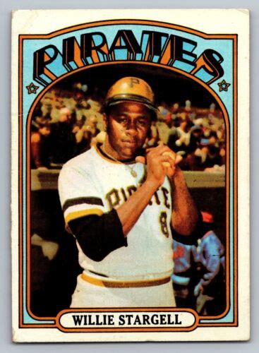 Topps Willie Stargell Pittsburgh Pirates Vg Ex Hof Ebay