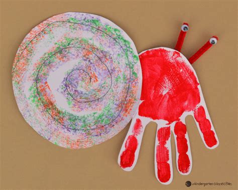 Handprint Hermit Crab Craft The Kindergarten Connection