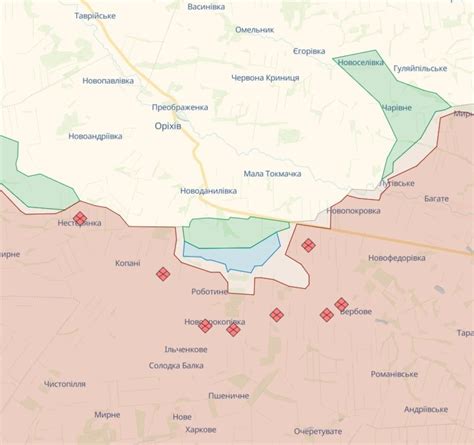 Контрнаступ ЗСУ британське Міноборони опублікувало карту бойових дій в Україні