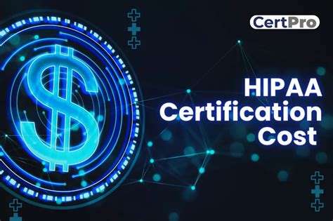 HIPAA Certification Cost Pricing And Insights