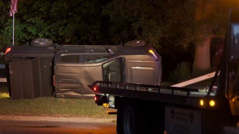 Tow Trucks Police At Car Accident Scene On Stock Footage SBV-347719834 ...