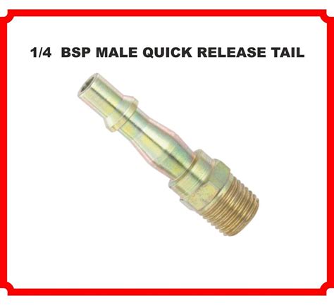 Bsp Pcl Quick Release Coupling Tail Male Air Tools Connectors