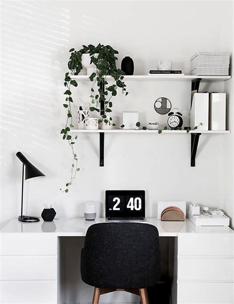 25 Black And White Home Office Designs Digsdigs