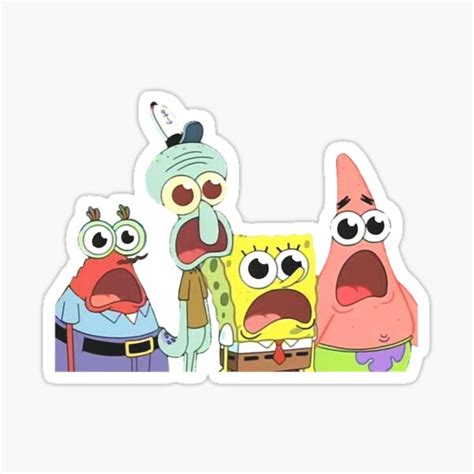 The Krusty Krab Sticker For Sale By Eslaaso190 Redbubble