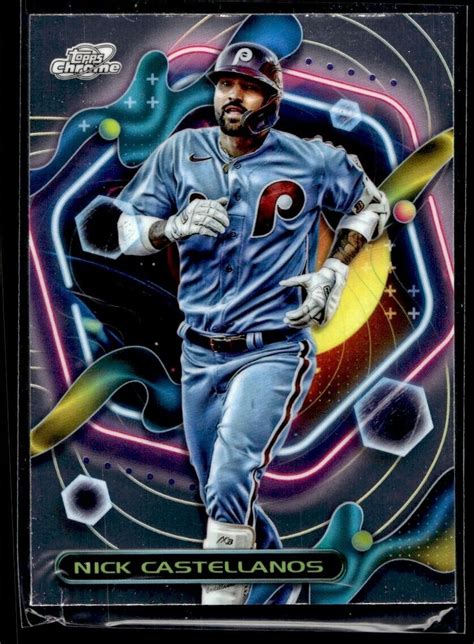 Topps Cosmic Chrome Nick Castellanos Philadelphia Phillies Ebay