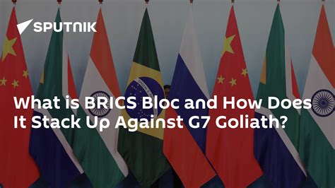 What Is Brics Bloc And How Does It Stack Up Against G7 Goliath 23 07