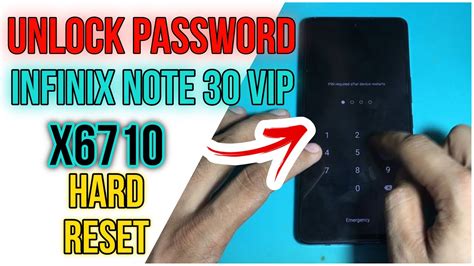 Infinix Note Vip X Unlock Password Hard Reset Password