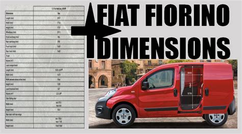 Fiat Fiorino Dimensions Van Guide