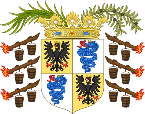 Coat of arms of the Duchy of Milan during the reign of the Sforza ...