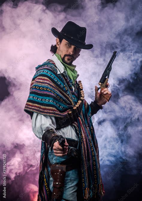 Wild West cowboy. The character Stock Photo | Adobe Stock