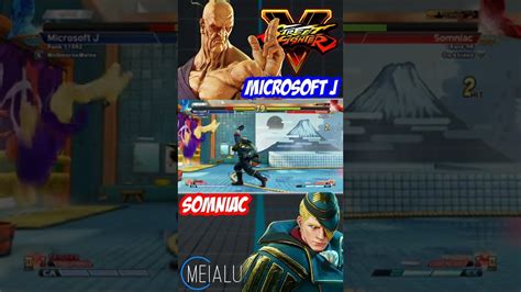 SFV CE Microsoft J ORO VS Somniac ED MeiaLua MMLLA YouTube